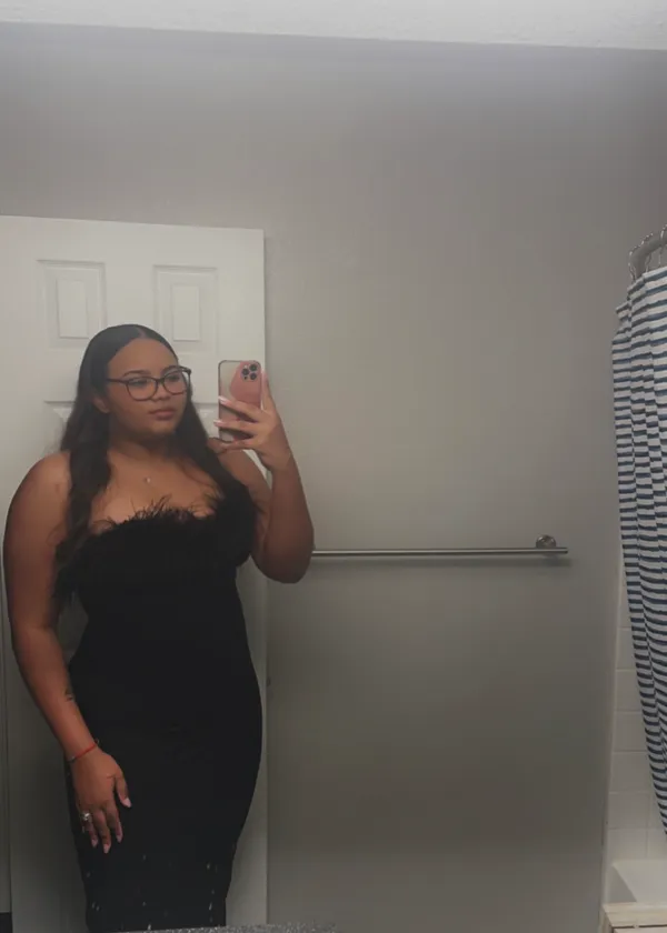 Cocktail black dress Size XL - Image 2
