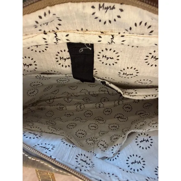 Myra bag Genuine Leather & Cowhide Laptop‎ Crossbody Western Bag Cowgirl Cowboy - Image 4