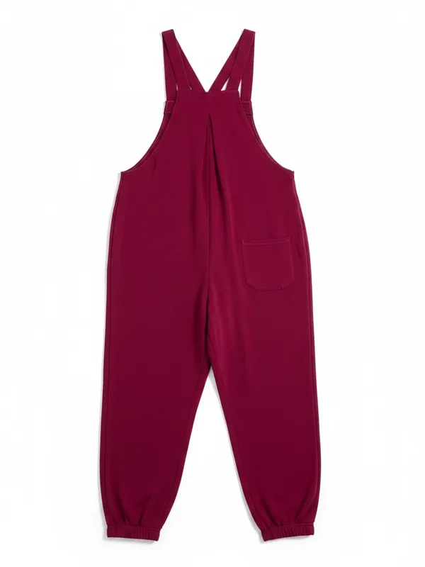 Halara Waffle Knit‎ Overall Joggers Anemone Raspberry Pink Small EUC - Image 3