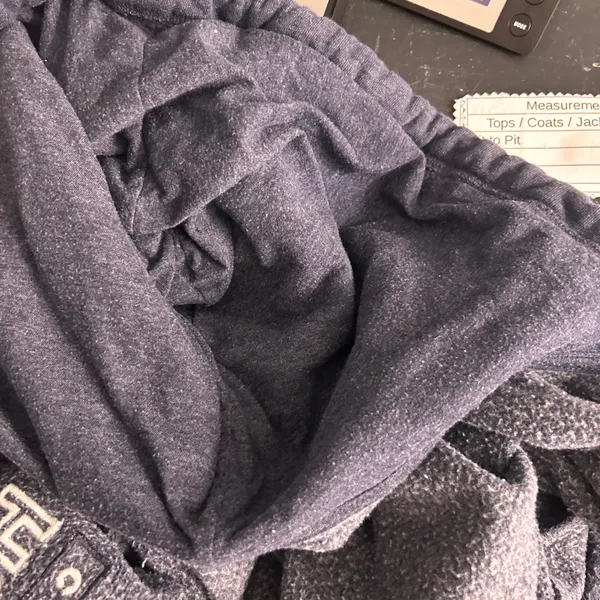 Hollister Fleece Lined‎ Hoodie Blue Large - Image 12