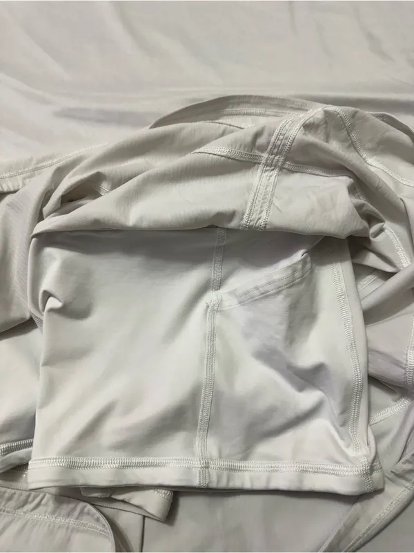 Lululemon White Pace Rival Skirt - Image 7
