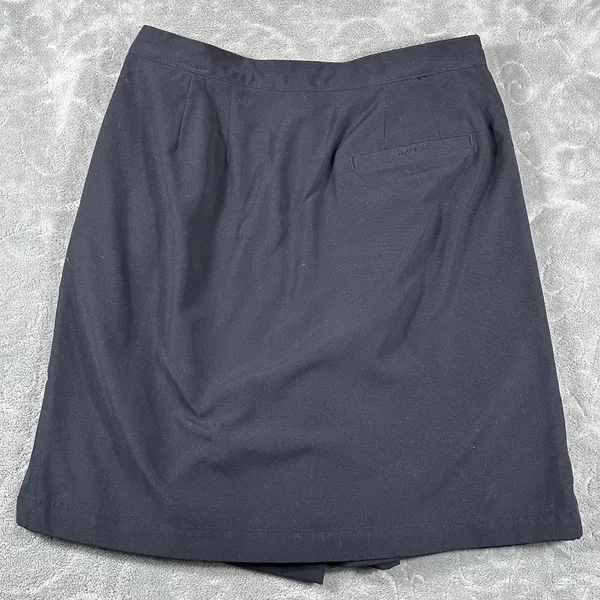 VTG Liz Claiborne LizGolf 8 Skort Black Cotton Stretch 90s Y2K Tennis Pickleball - Image 4