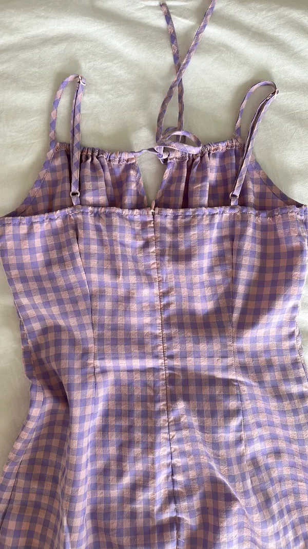 Gingham Mini Dress - Image 2