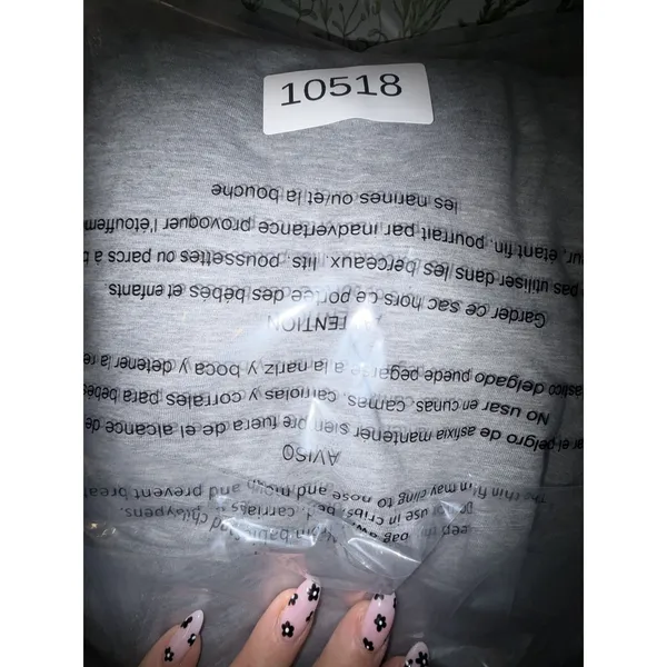 lululemon gray/white long sleeve layered shirt 6 thumb holes - Image 10