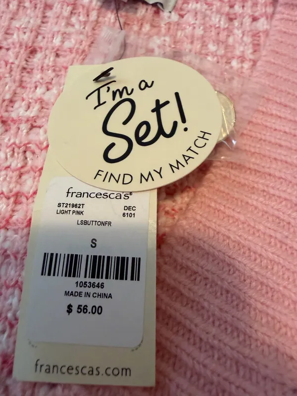 Francesca's NWT Lara Tweed Plaid cardigan and Mini Skirt set - Image 8