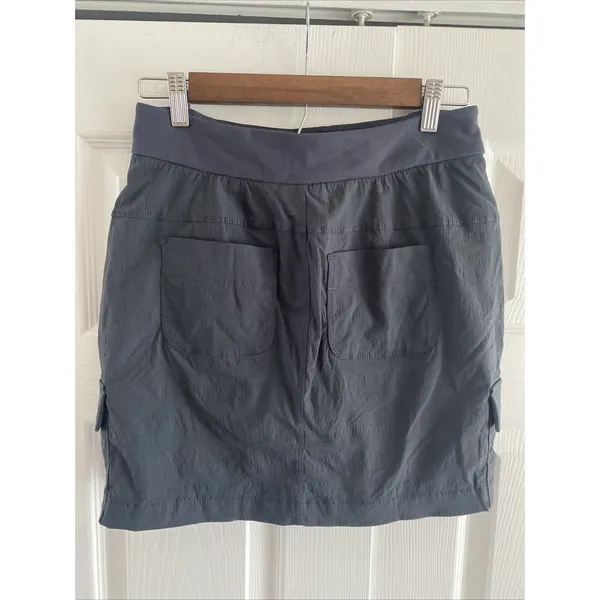 Athleta Trekkie Skort Womens Size 2 Gray Hiking Outdoor Cargo Utility Skirt - Image 4