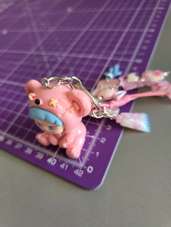 Dora TNT Space Bag Charm Key Charm Phone Charm Pink - Image 8