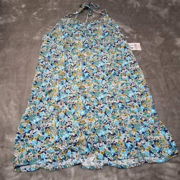 Sleeveless Woven Fit & Flare Dress-Wild Fable-Blue Floral Medium - Image 5