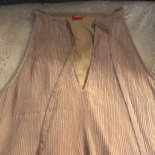Guess Ruffle Sleeveless Blouse, size XL - Image 2