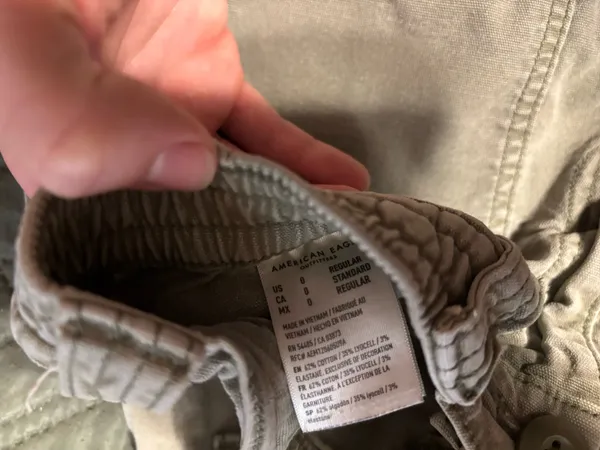 American Eagle Cargo Pants Olive - Image 2