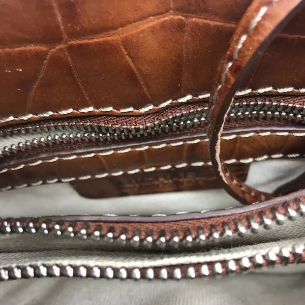 Michael Kors Brown Medium Leather CrossBody Bag - Image 7
