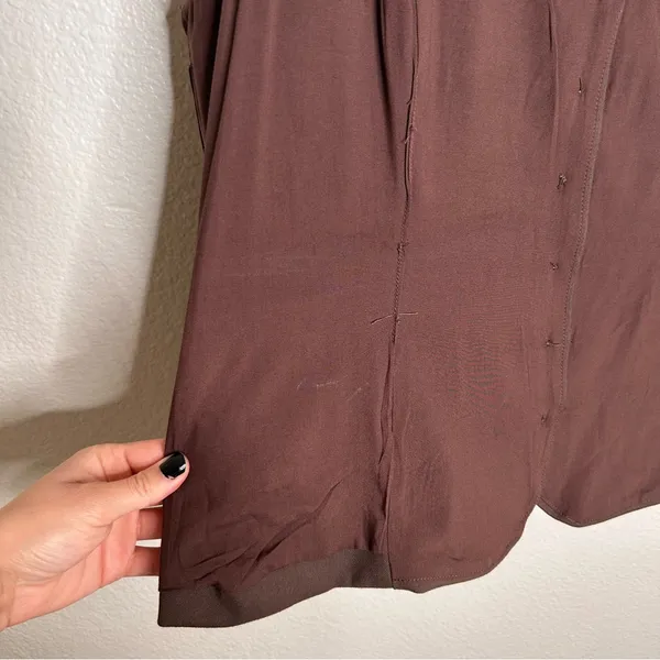 Reformation Delanie Top in Brown 12 - Image 13