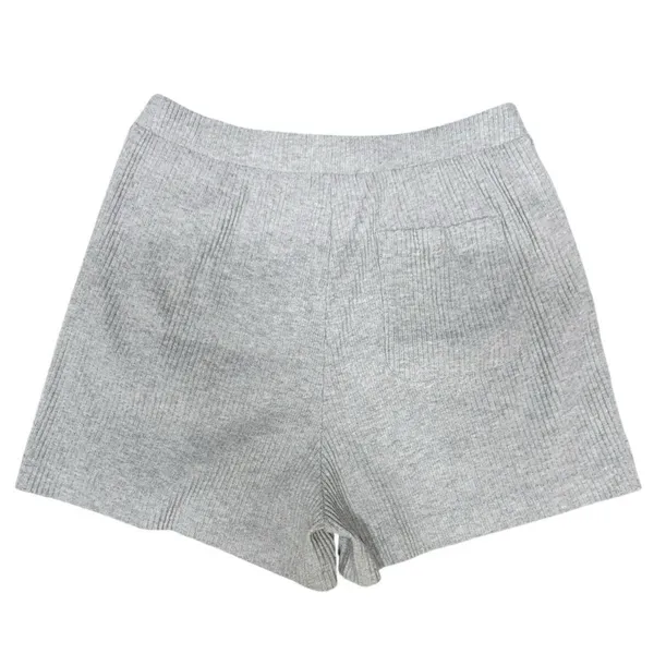 Aloha Island Alo Yoga High-Waist Muse Shorts Athletic Heather Grey Women's Size‎ Large - Image 2