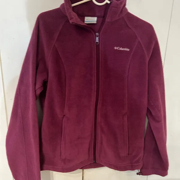Columbia Maroon Fleece Outerwear - Image 5
