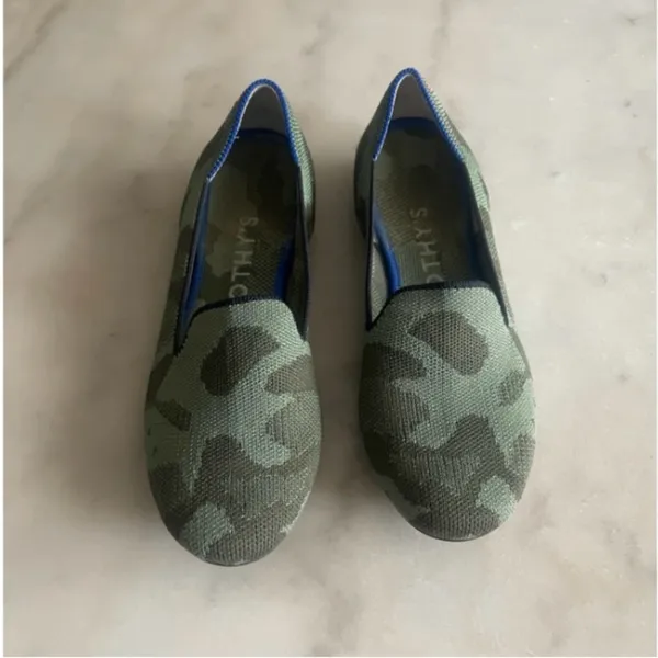 Rothy's The Loafers Olive Green Flats - Image 3
