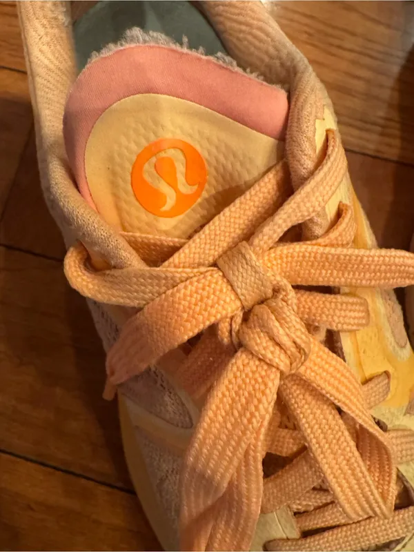 Lululemon Blissfeel Running Shoes Peach | Women’s Size 9 GUC - Image 3