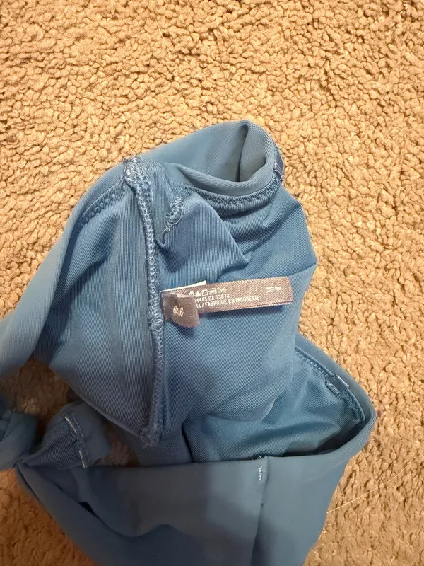 Aerie Blue tube swimsuit top. Size medium. No cups - Image 2