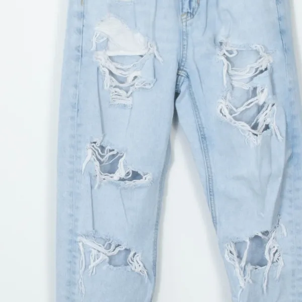 American Eagle Distressed Highest Rise Mom‎ Jeans Women's Size 00 Regular - Image 3