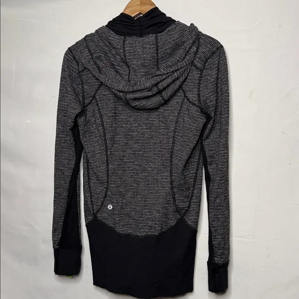 Lululemon Daily Practice Scuba weathered herringbone zip up hooded jacket 10 - Image 7
