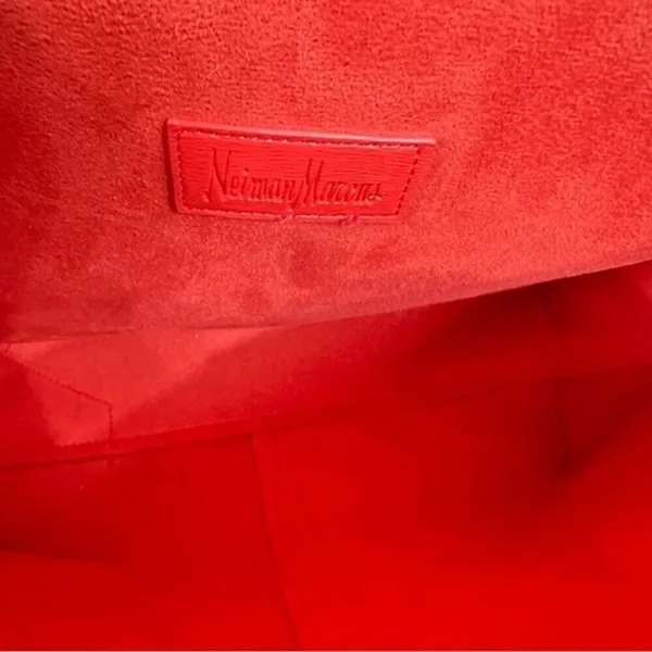 Neiman Marcus Coral Tote‎ Shoulder Purse Bag - Image 10