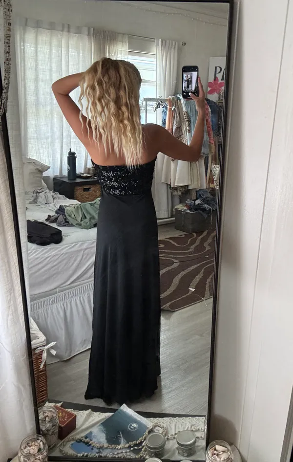 Long Black Dress - Image 5