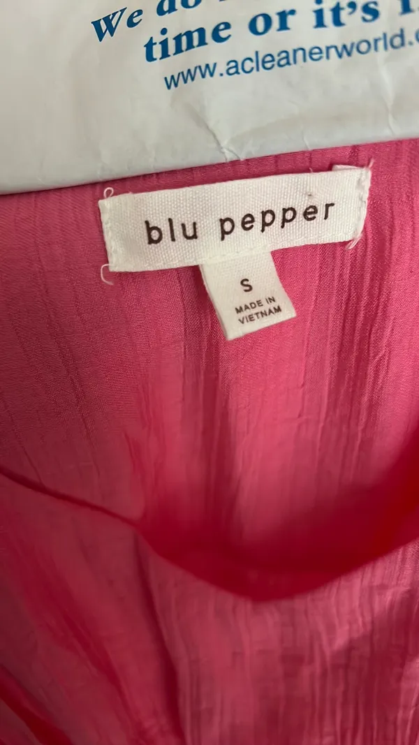 Blu Pepper Pink Dress - Image 4