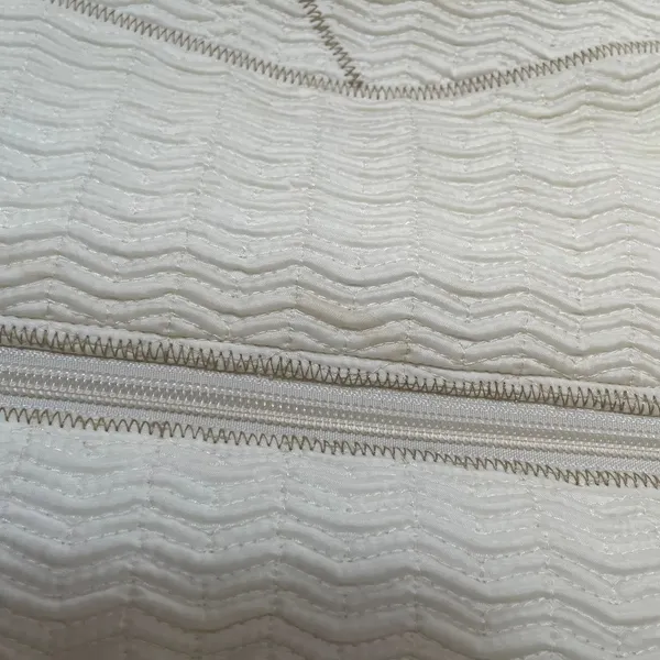 Pendleton white quilted full zip jacket pockets nylon blend women's size L spot - Image 9