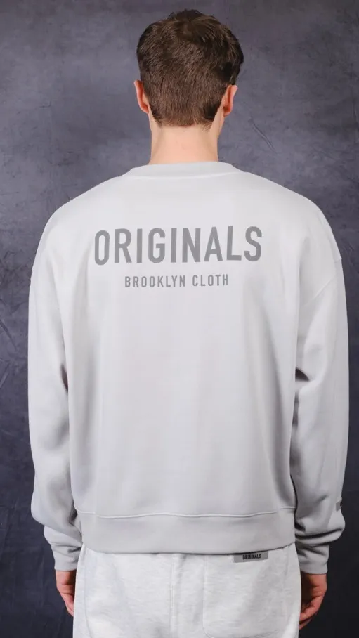 Brooklyn Cloth Originals Crewneck Grey - Image 2