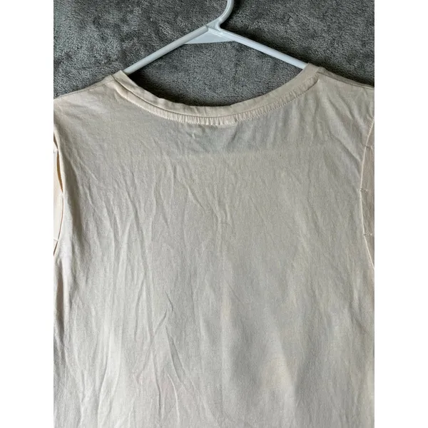The Upside Infinite Cropped Muscle Tank Top Natural Graphic Logo Size‎ 8 Cotton - Image 4