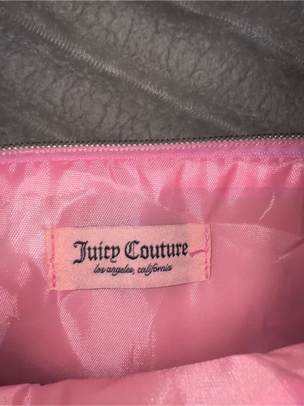 Juicy Couture Pink Travel Cosmetic Makeup Bag NWT - Image 6