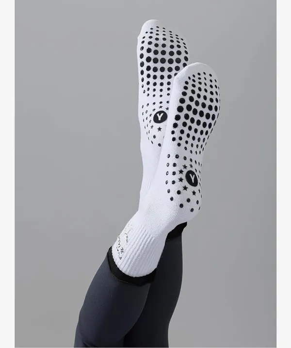 Pilates Grip Socks White - Image 2