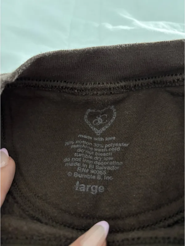 Sabrina Carpenter Sweatshirt Brown Size L - Image 5