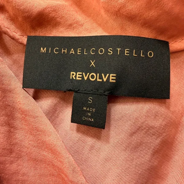 Michael Costello x REVOLVE Rose Cowl Neck Open Back Maxi Dress Small - Image 4