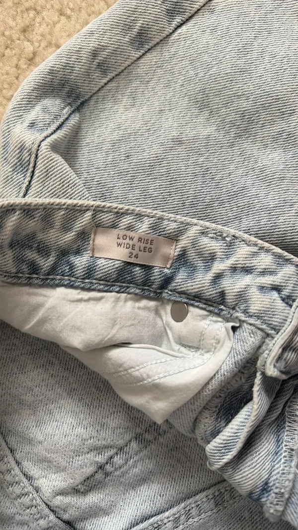 PacSun light wash low rise wide leg jeans - Image 4
