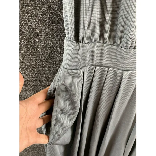 Halara Women’s Gray V-Neck Sleeveless Wide Leg Jumpsuit Size Large New - Image 7