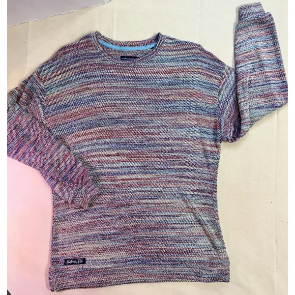 Southern Marsh Rainbow Sunday Morning Sweater Sz XS Preppy Teen - Image 2