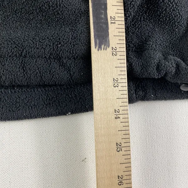 Columbia Jacket Women's Large Black Full Zip Fleece Zip Pockets Core Interchange - Image 8