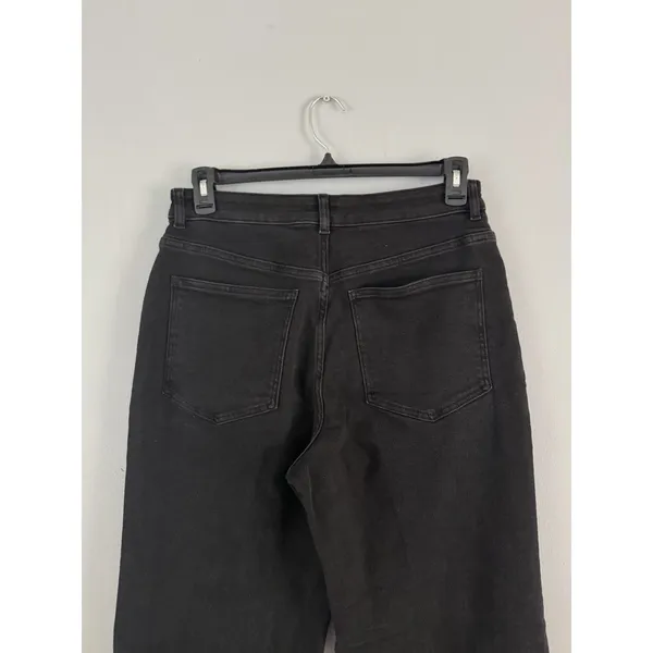 NWT Madewell The Curvy Wide Leg Jeans Women’s Size 31 Black Frost Super Stretch - Image 7