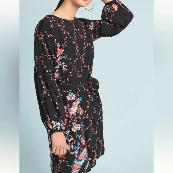 Anthropologie Lilian Embroidered dress NEW - Image 2