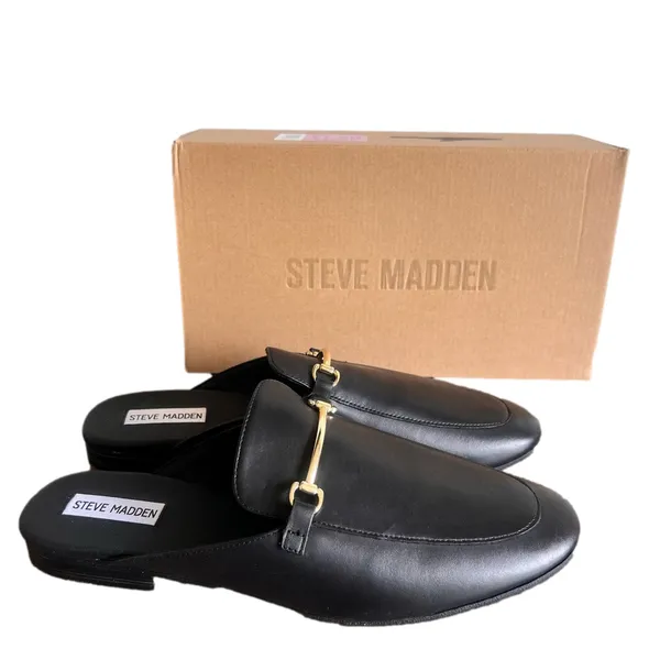 STEVE MADDEN NEW Women's Gaiilea Black Mule Shoe Size 11 #215A - Image 2