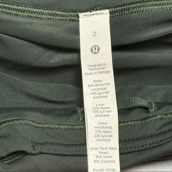 Lululemon Play Off the Pleats Mid-Rise Skirt *Floral Electric/ Rainforest Green - Image 9