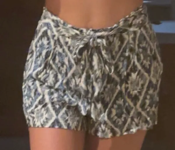 Skies Are Blue Blue Patterned Shorts - Image 3