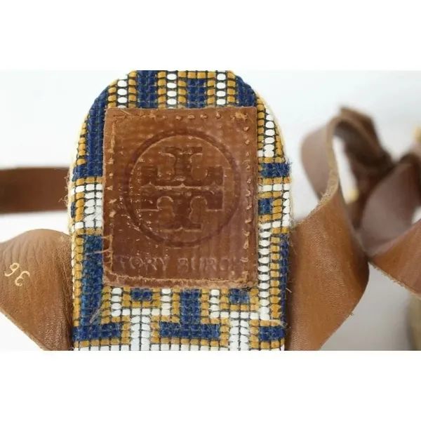 ladies Tory Burch Wedges size 36 - Image 5