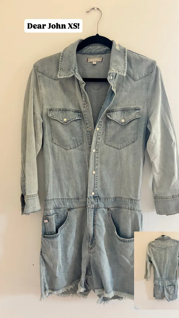Dear John denim romper - Image 4