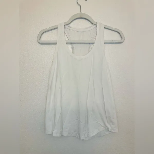 Lululemon Women’s Swiftly Tech Racerback White Tank Top Size M‎ - Image 4
