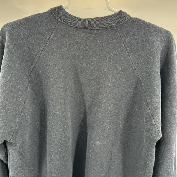 Dr Winders puff graphic Halloween vintage Fruit of the Loom Black Sweatshirt XL - Image 9