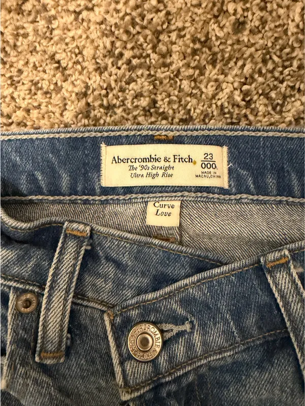 Abercrombie Jeans 90s High-Rise Straight Curve Love - Image 2