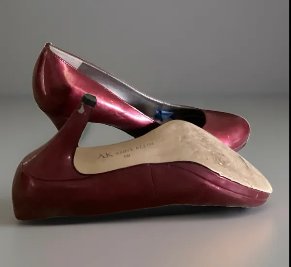 Anne Klein Burgundy Heels Size 6 - Image 3