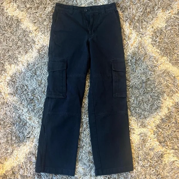 Aritzia TNA Black Cargo Pants size 4 100% cotton - Image 4