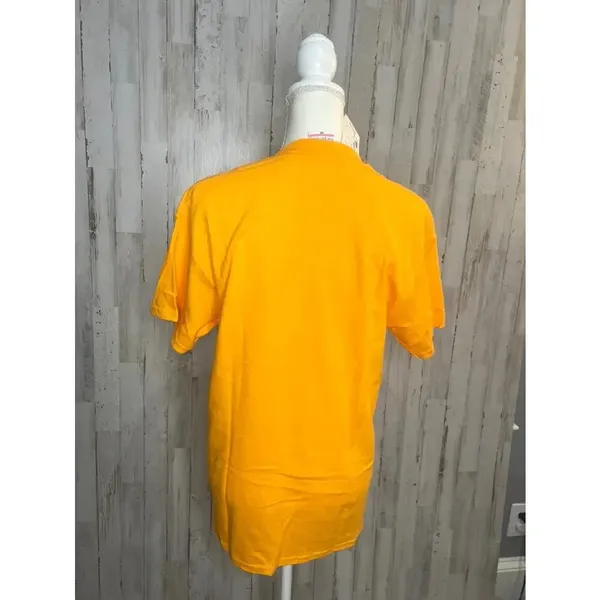 NWT It's a Girl Thing Football Graphic‎ Tee Orange Women's Medium Short Sleeve - Image 3